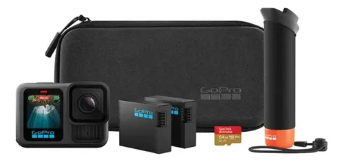 Cámara De Acción Gopro Hero 13 Holiday Bundle Color Negro
