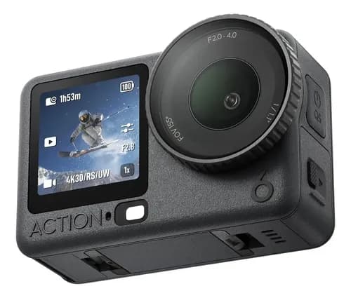 DJI Osmo Action 6 Pack Estándar, cámara de acción con Sensor Cuadrado de 1/1.1 Pulgadas, Apertura Variable, batería de 4