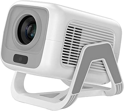 Bettdow Mini Proyector Compatible Netflix Licencia con WiFi y Bluetooth 5.2,Andr