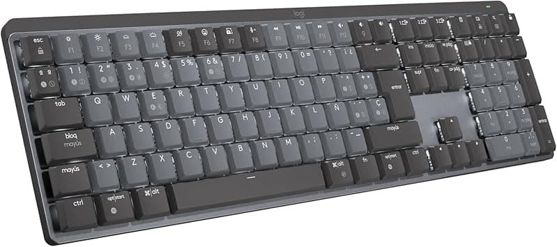 Logitech MX Mechanical Teclado Inalámbrico Iluminado de Desempeño, con Interrupt