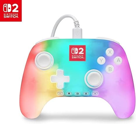 PowerA Control para Nintendo Switch 2 (Alámbrico) - Lumectra Blanco