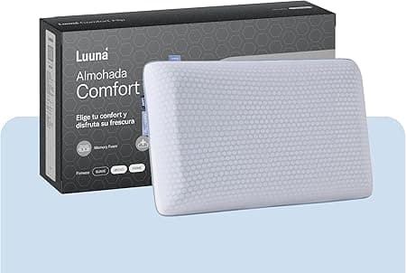 Luuna Almohada Comfort Flip, 2 en 1, con un Lado Firme y Otro Suave, Almohada Me