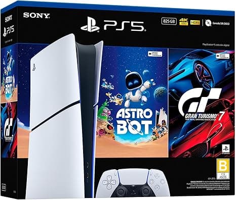 Consola PlayStation 5 Edición Digital de 825 GB: ASTRO BOT y Gran Turismo 7 Mode