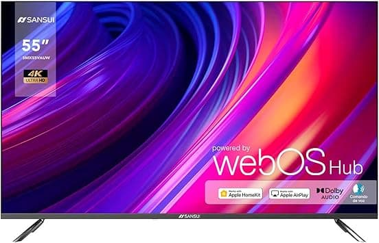 SANSUI SMX55VAUW TV 55" Ultra HD 4K Smart TV Dolby Vision, HDR10, Magic Remote,