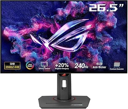 ASUS ROG Strix Monitor para Juegos OLED de 27 Pulgadas 1440P (XG27AQDMG) - QHD,