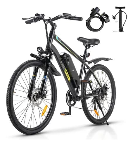 Bicicleta Eléctrica Honey Whale S8 de 450W, Rodado 26 y Batería de 15 Ah