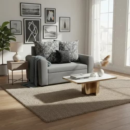 Love Seat, Sillón 2 Personas, Sofá Sala Pequeño Moderno