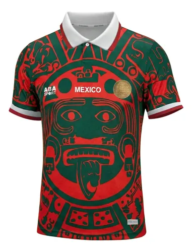 Aba Sport Jersey México, Unisex Adulto Rojo