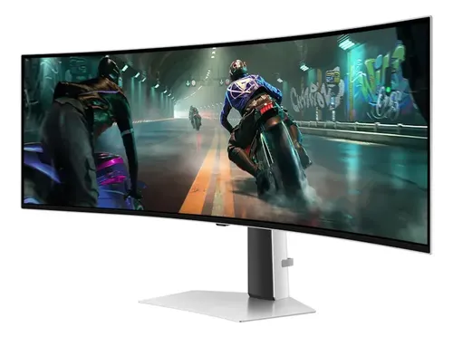 Monitor Gamer 49'' Samsung Odyssey G9 Oled Dqhd 144hz G91s Plateado