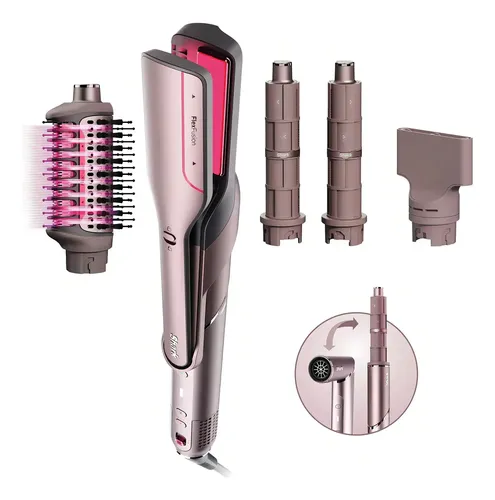 Multiestilizador Shark Flexfusion, Plancha Rizadora Secadora