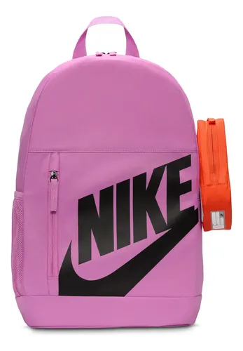 Nike Elemental Mochila Rosa Para Niños Color Magenta Claro/naranja/negro