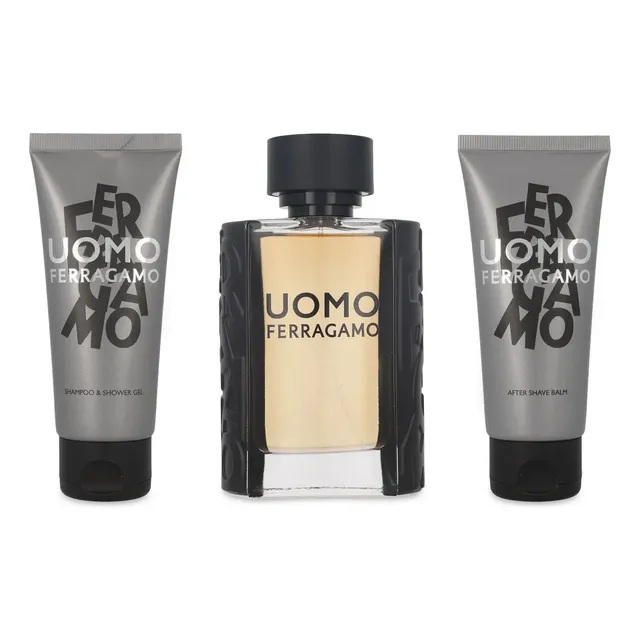 Set Ferragamo Uomo 3pzs - Caballero