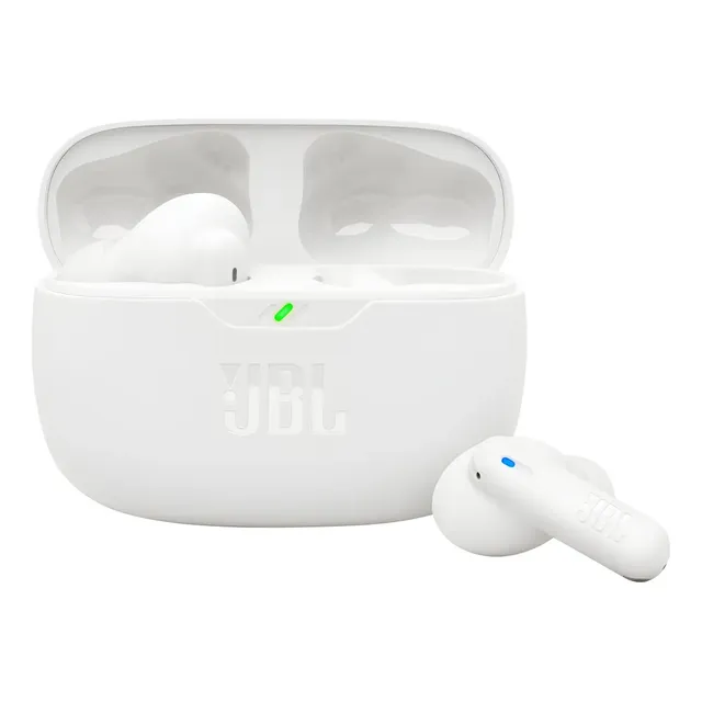 Audífonos Inalámbricos Jbl Vibe Beam 2 Bluetooth Color Blanco
