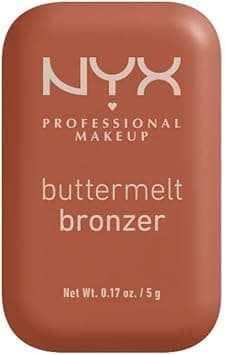 NYX Professional Makeup Buttermelt Bronzer, bronceador cremoso en polvo con alta