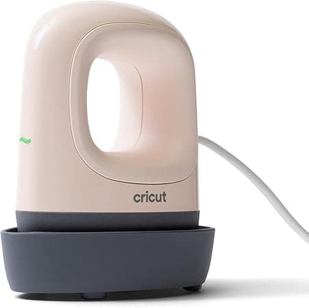 Cricut EasyPress Mini LT - Rosa rubor - Mini prensa de calor para presionar zapa