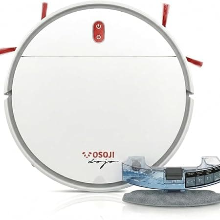OSOJI D870+ Robot Aspiradora y Trapeadora Inteligente 3 en 1, Succión 2000 Pa, C