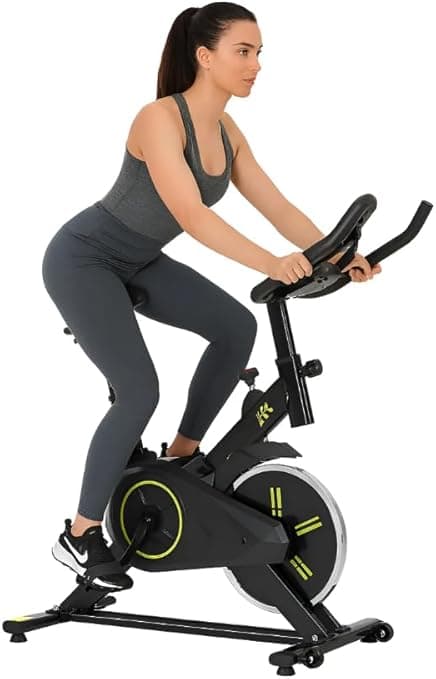 Bicicleta de Spinning Spinx 8kg - Resistencia Ajustable, Monitor de Rendimiento