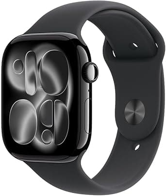 Apple Watch Series 11 GPS • Caja de Aluminio Negro Azabache de 46 mm • Correa De