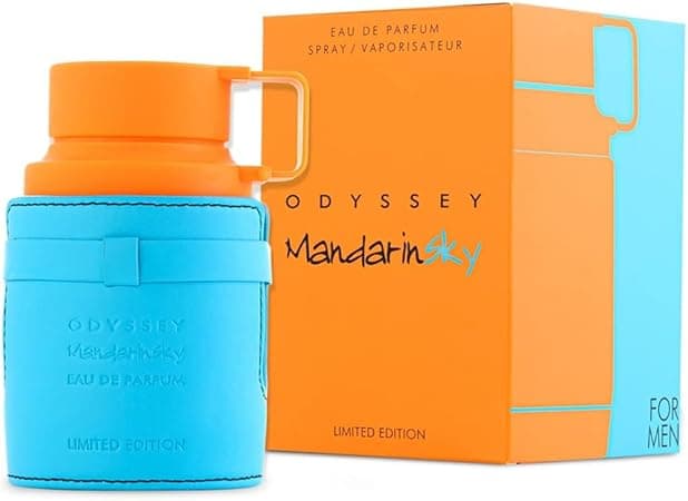 Armaf Odyssey Mandarin Sky Eau de Parfum Spray for Men, 3.4 Ounce / 100 ml
