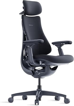 LiberNovo Silla de Oficina Ergonómica Dinámica, Soporte Lumbar, Reposo para la C