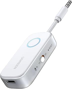 UGREEN Receptor transmisor Bluetooth para 2 Airpods o Auriculares, Airplane Trav