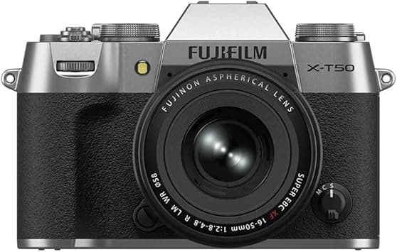 Fujifilm Cámara X-T50 Plata + XF16-50mm