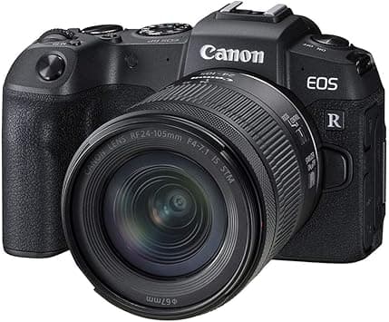 Canon Cámara EOS RP + Lente RF24-105mm F4-7.1 IS STM de Full-Frame/vídeo 4K / Vl