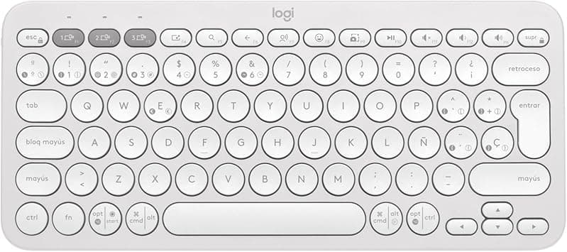 Logitech Pebble Keys 2 K380s, Teclado Bluetooth multidispositivo, accesos direct