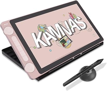 HUION Kamvas 13 (Gen 3) Tableta Gráfica, Pantalla 13,3" Full HD Antirreflejo, 99