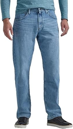 Wrangler Jean de Corte Holgado Jeans para Hombre