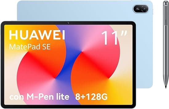 HUAWEI MatePad SE 11, 8G+128G, Tablet M-Pencil Incluido, Pantalla FullView de 11