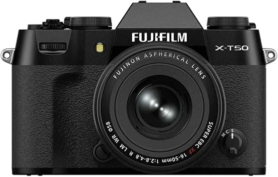 Fujifilm Cámara X-T50 Negra + XF16-50mm