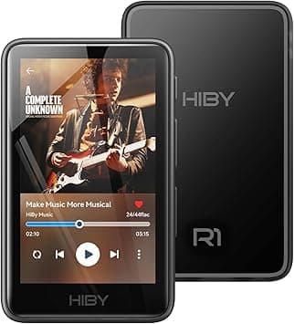 HiBy R1 Reproductor de Música HiFi MP3 con Bluetooth 5.1, Certificación Hi-Res A
