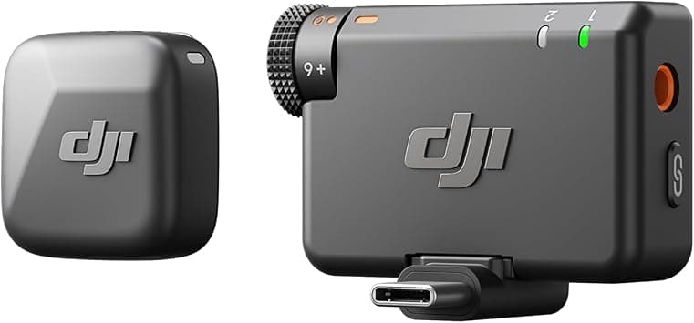DJI Mic Mini (1 TX + 1 RX), micrófono inalámbrico, superligero, Audio de Alta Ca