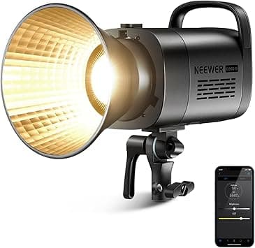 NEEWER CB60B 70W Luz Vídeo LED con 2,4G&APP Control,COB Bi Color 2700K-6500K 340