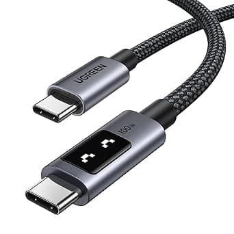UGREEN UNO Cable USB C a USB C 100W (5A/20V) Tipo C PPS Carga Rápida PD 3.0 Pant