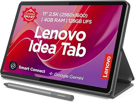 Tablet Lenovo Idea Tab |4GB RAM + 128 GB UFS |11" 2.5K| Android 15 | Incluye Tab