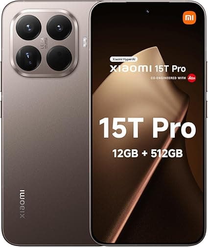 XIAOMI 15T Pro Mocha Gold 12GB RAM 512GB ROM | Single Version | Pantalla 6.83" 1