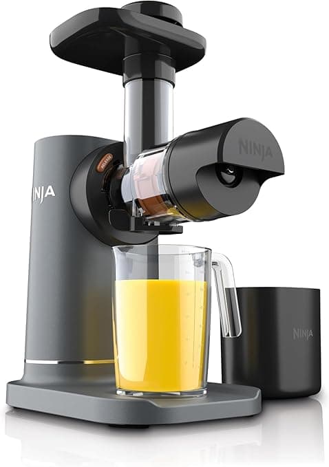 Ninja, Extractor de Jugos Prensado en Frio, Tecnologia Neverclog y Antigoteo, 2