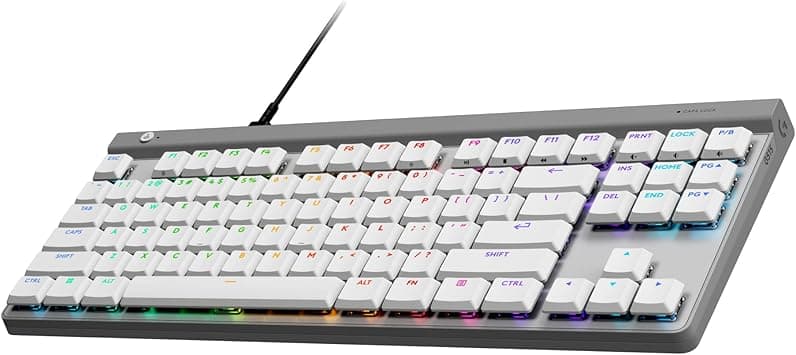 Logitech G515 TKL Teclado para Juegos Discreto con Cable, RGB Totalmente Persona