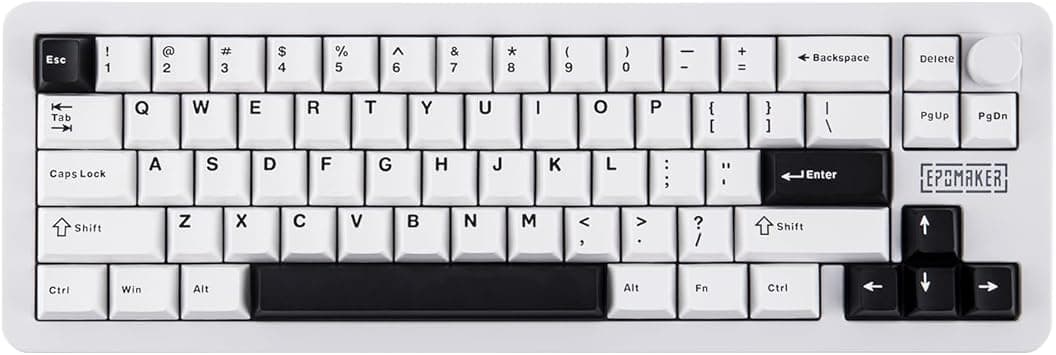 EPOMAKER Galaxy68 Teclado Mecánico Inalámbrico QMK/Via, Aleación de Aluminio, Ga