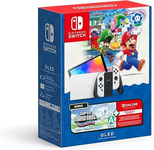 Nintendo Switch™ OLED + Super Mario Bros.™ Wonder + 3mo NSO