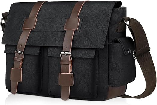 VIOPY Portafolios Para Hombre, Maletin Para Laptop 15.6 Pulgadas, Maletin para H