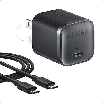 Anker 45W Cargador Rápido, Control de Temperatura Avanzado, Diseño Compacto 25%