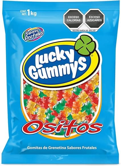 CUANDA LUCKY GUMMYS OSITOS | Gomitas de Grenetina | 6 Sabores Frutales | Suaves