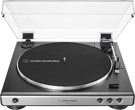Audio-Technica - tocadiscos totalmente automático con transmisión por correa AT-