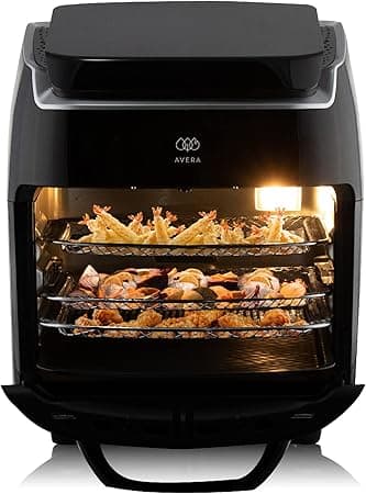 AVERA Freidora de Aire con Horno de Convección de 10 Litros, 1700W, Air Fryer, 8