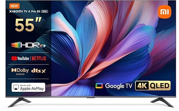 XIAOMI TV A Pro 55 2026 | 4K QLED Google TV | Dolby Audio DTS:X + DTS Virtual:X1