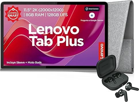 Tablet Lenovo Tab Plus | 11,5" 2K | MediaTek Helio |8GB RAM 128 GB UFS| Incluye