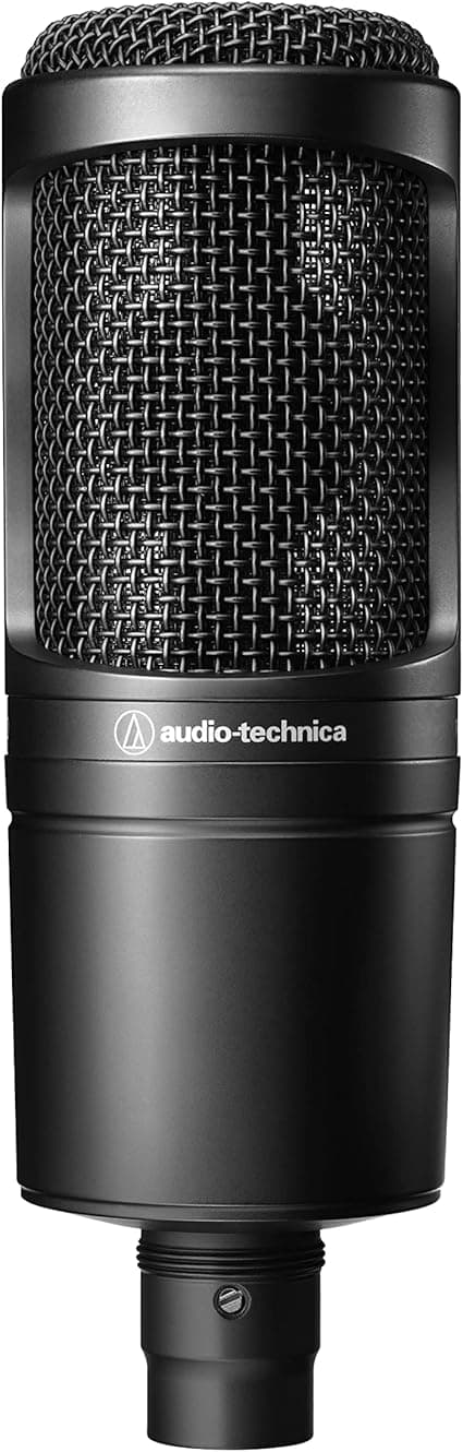 Audio-Technica Micrófono de Condensador cardioide Negro AT2020